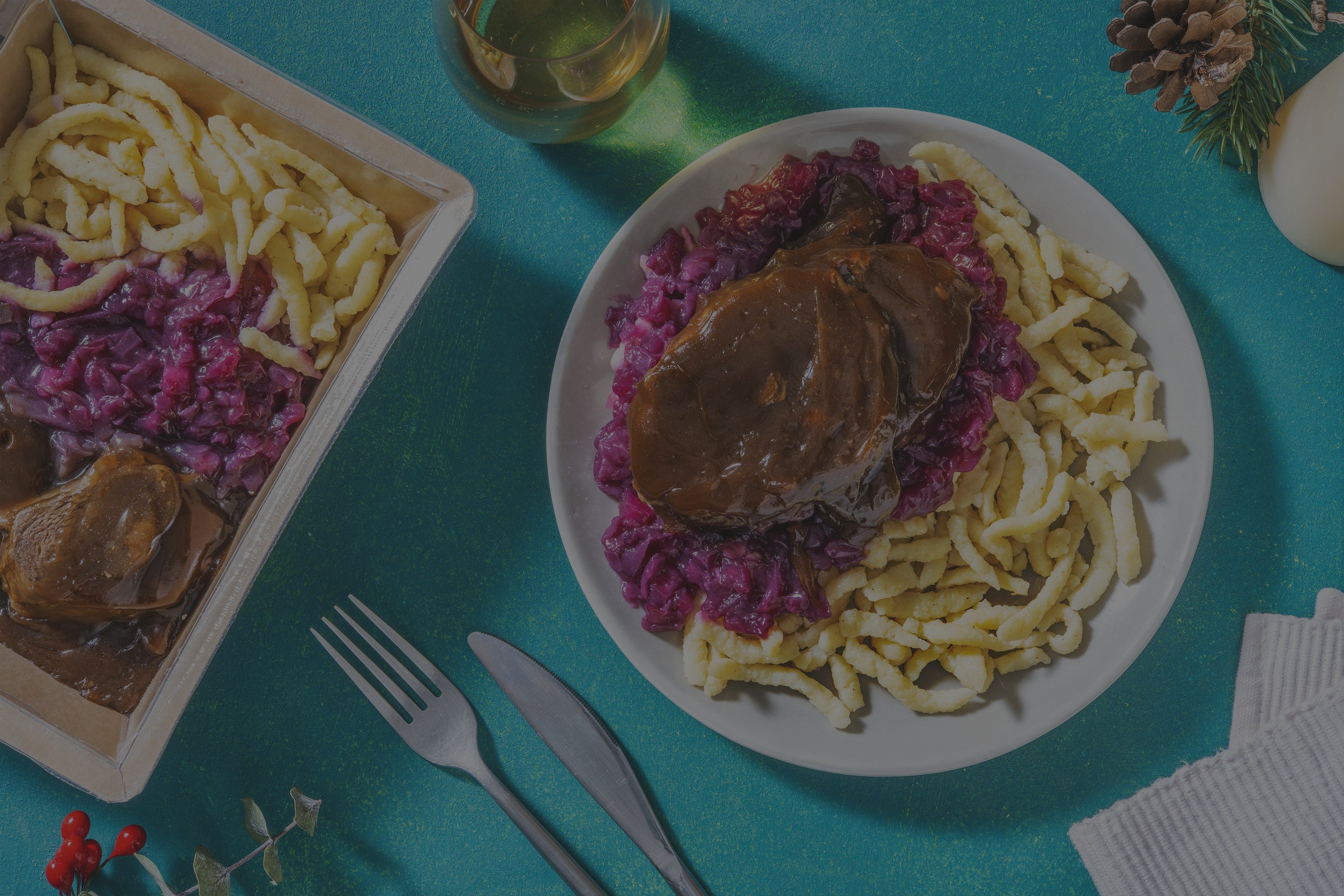 sauerbraten einlegen mit essig und wasser